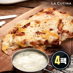 라쿠치나 디아볼라치킨 피자 120g 4팩 /수제피자 사각피자 이탈리아피자