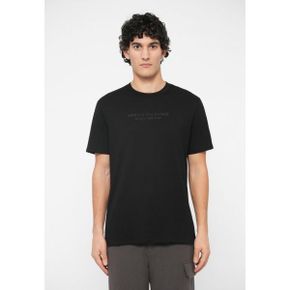 Armani Exchange 아르마니 익스체인지 기본 티셔츠 - 검정색 7182129