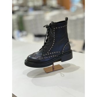 슈콤마보니 [시흥점] (슈콤마보니] 스터드 포인트 워커 부츠 (블랙) DG3CW24512BLK