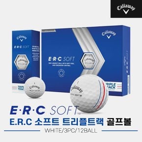 [캘러웨이코리아정품]2023 ERC 소프트 트리플트랙 골프볼[화이트][3피스 12알]