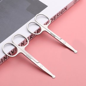 둥근날 코털가위 코털제거 스텐 콧털가위 DD-11719