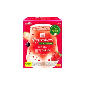 저칼로리 분말차 3종 아워티 리프레셔 골라담기 피치망고/딸기아사이/유자핑크민트 10p 2+1