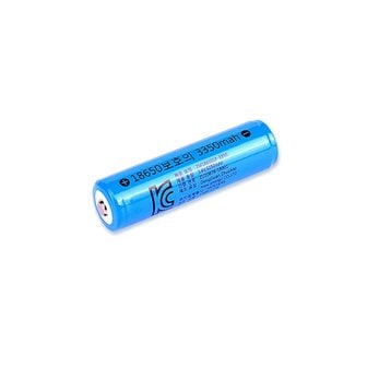  라온 KC인증 18650배터리 3.7V 3350mAh 리튬이온 충전 건전지 충전용 보호회로 내장 충전지