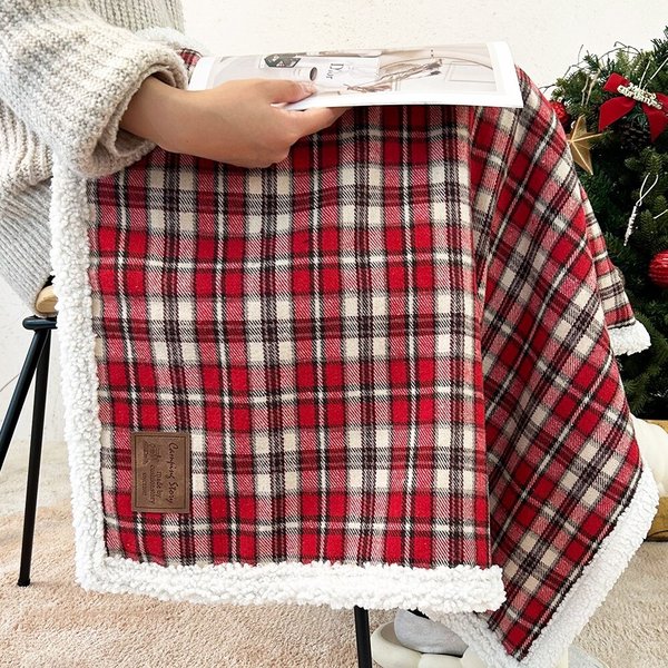 리버블 러브메리 양털 극세사 담요 중형 75x120