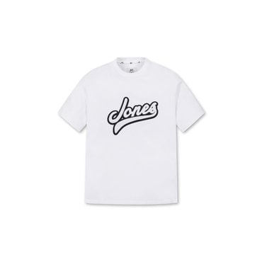 왁 [WAAC X JONES] Women Logo Loose SS Sweatshirts(WWTCX24277WHX)