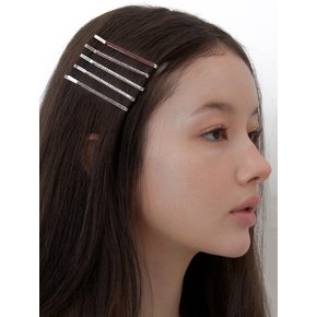 CANDY STONE STICK HAIR CLIP SET (2PCS-5COLOR)