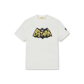 (U)(GOLDENBEAR X BATMAN) 배트맨 레터링 그래픽 반팔 라운드 티셔츠 G4TAW25021WHX