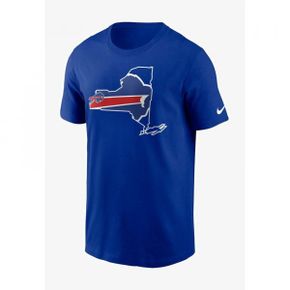 NFL 에센셜 스테이트 BILLS 프린트 반팔 티셔츠 로얄 119747