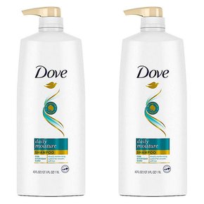 도브 뉴트리티브 솔루션 데이릴 모이스쳐 샴푸 Dove Shampoo 40oz 2개