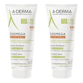 A-DERMA 아더마 엑오메가 컨트롤 에몰리엔트 안티 스크래칭 밤 200ml 2개