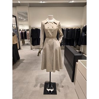 지고트 [파주점] 벨티드 버튼 포인트 플레어 원피스 JS2B0OP231