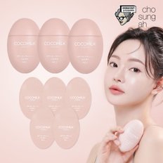 [내일도착]조성아 코코밀크크림(톤업/안색보정/자외선차단 SPF50+)50g 3개+체험분 5매