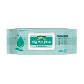 매일쓰는 물티슈 캡 70매 1팩