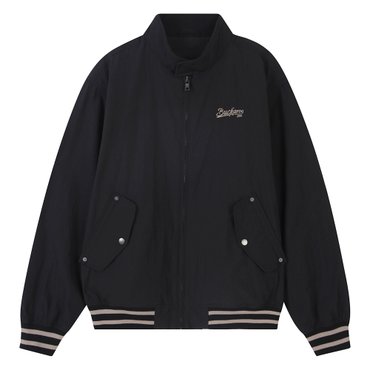 버커루 남성 나일론 로고 자수 하이넥 JP (B242JP330P)