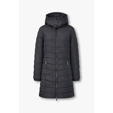 ARMANI EXCHANGE AX 여성 디태처블 후드 슬림 패딩 코트- 블랙(A424310520)