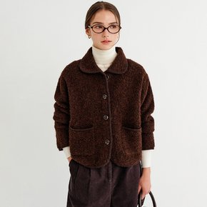 몬디 부클 니트 가디건_브라운 / MONDY BOUCLE KNIT CARDIGAN_BROWN