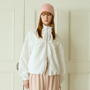 DOUBLE RIBBON WIND BREAKER_IVORY