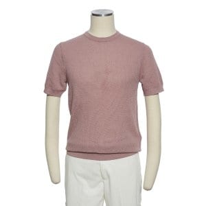 레노마 SS시즌 베이직 핑크 면 혼방 라운드 니트 티셔츠 (RPFPKT53A)