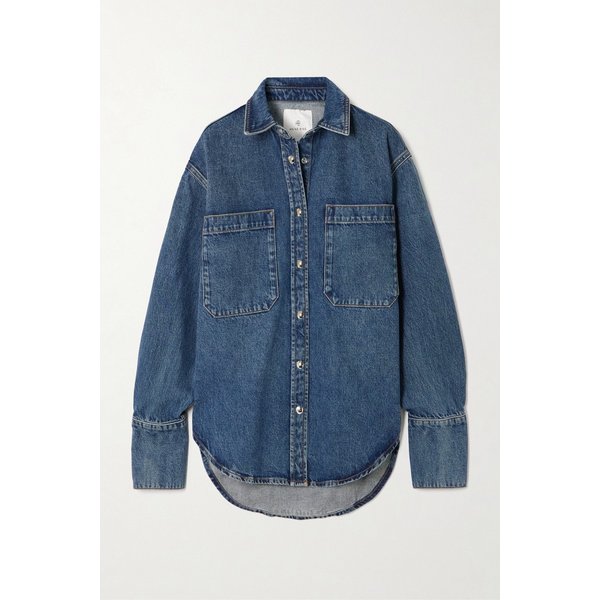 단테 빈티지 블루 워시 데님 재킷 46376663162897324