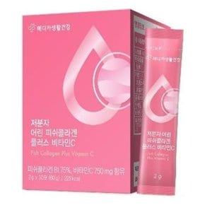 저분자 어린 피쉬 콜라겐 펩타이드 비타민C 2g x 30포 60캡슐 (WD8731F)