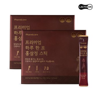 락토온 서울약사신협 프리미엄 하루 한 포 홍삼정스틱 30포 2세트