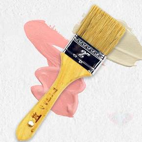 원포 우드 페인팅붓 7.6CM 채색붓 도배붓 빽붓