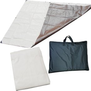 캠핑 그라운드시트 베이지투톤 2x3m+보관가방
