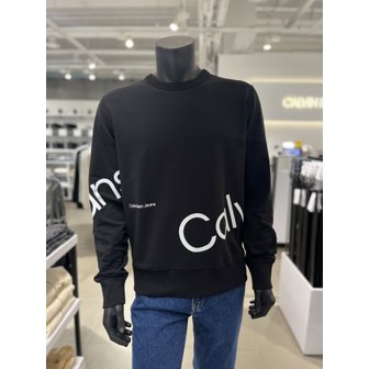 Calvin Klein Jeans [시흥점] 남성 릴렉스핏 빅 로고 맨투맨 (J324319-BEH)