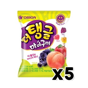 더 탱글 마이구미 젤리간식 71g x 5개