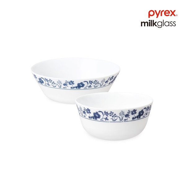 밀크글라스 러써포드 공기 1P, 대접 1P