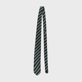 PREPPY STRIPE TIE_GREEN