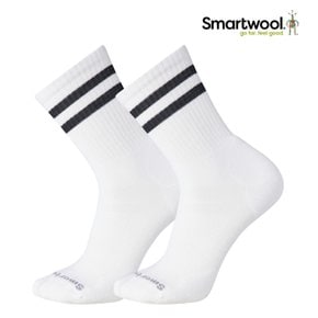 Athletic Targeted Cushion Stripe Crew 2P Socks 스마트울