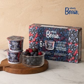  로버츠베리에 빌베리 라즈베리 95 1박스(100ml x 6팩)