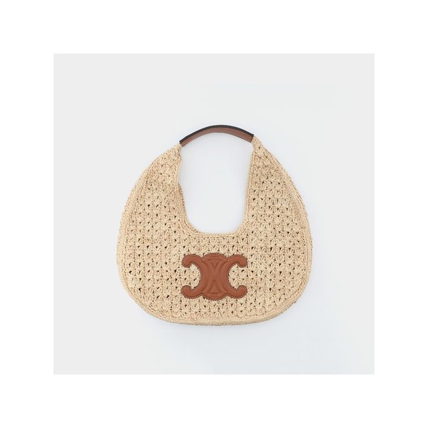 26SS 트리오페 파니에 라피아 여성 호보백 112772EYR 02NT