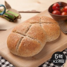 통밀당 통밀코코넛빵 130g(2개입)  5팩  / 주문후제빵 아르토스베이커리