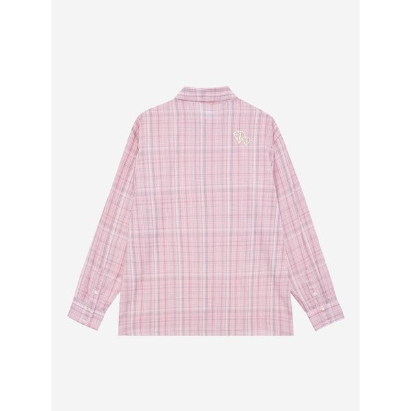 Patchwork Shirt Pink