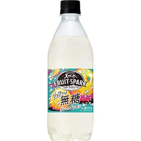 산토리 천연수 FRUIT-SPARK 그레플 & 레몬 과일 스파크 풀 스파 무당 과즙 탄산 500ml×24개