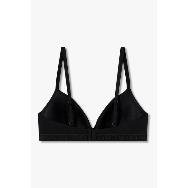 여성 로고 트림 패디드 트라이앵글 브라 0825381543000