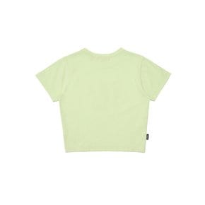 [스타필드코엑스] [골라] 여성 BIG LOGO SLIM CROP T-SHIRTS [LIME]