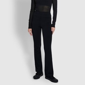 여 액티브 부츠컷 레깅스 (BLACK)