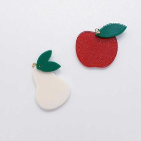 /앤쥬얼리 사과 배 과일키링 부자재(타입2)