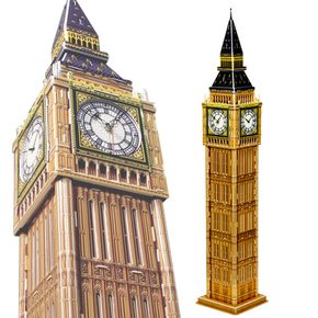 런던의 상징 빅벤 - 영국 랜드마크 세계 건축물 3D퍼즐 만들기
