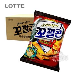 롯데 꼬깔콘 매콤달콤 67g 20개 대용량 간식 과자 사무실 어린이집