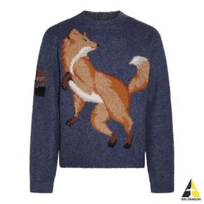 메종키츠네 24 FOX INTARSIA COMFORT JUMPER (LM00816KT1097-M468) (폭스 인타르