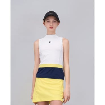 ONOFF [온오프골프웨어] 여성 절개 나시 OF9803LA_WHITE