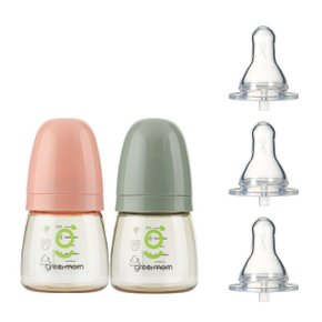 슬림형세트 PPSU 베이직 젖병60ml2개 아이쏙3개 병원용젖병 / 조리원젖병 / 노꼭지 / 슬림형젖병