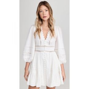 4955338 Zimmermann Pop Trimmed Mini Dress