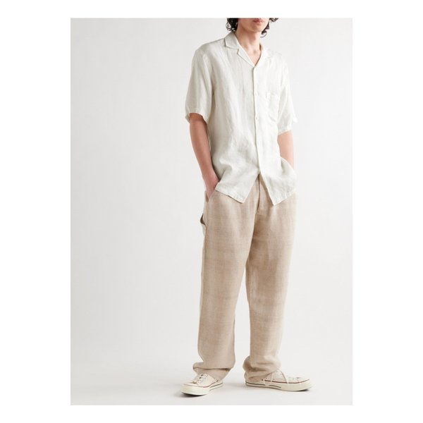 포르투기스 플란넬 도그타운 컨버터블 칼라 리넨 셔츠 43769801096514107