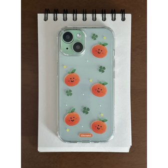 보라앤드 Clover Tangerine case  (Jelly/Jell hard)