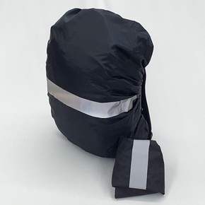 등산 배낭 45L 블랙 야간 식별 반사밴드 레인커버 여행용 백팩